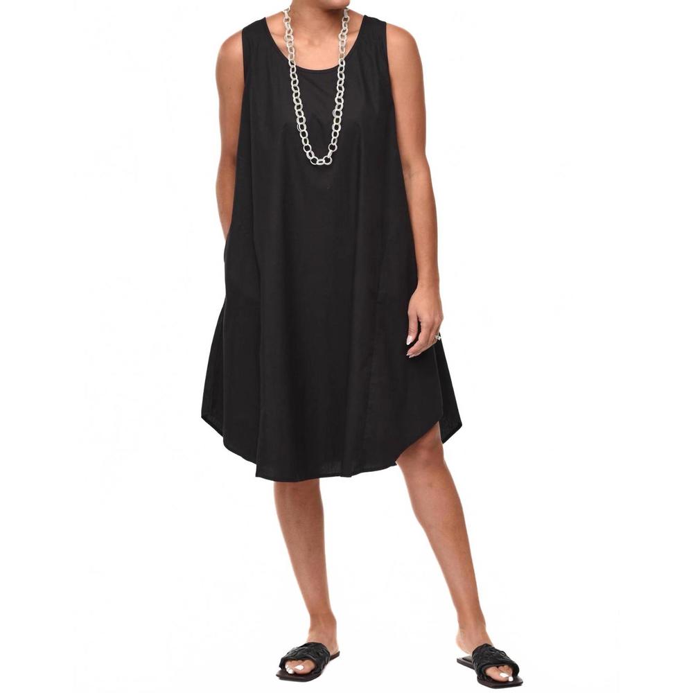 NEW TULIP CLOTHING teri dress in black